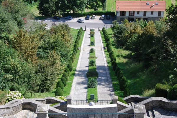 Sanktuarium Madonna Del Bosco Lombardia Imbersago Lecco Włochy Sierpnia 2016 — Zdjęcie stockowe