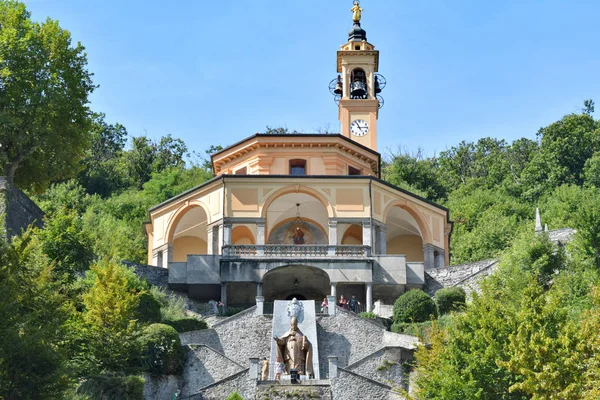 Santuário Madonna Del Bosco Imbersago Lecco Lombardia Itália Agosto 2016 — Fotografia de Stock