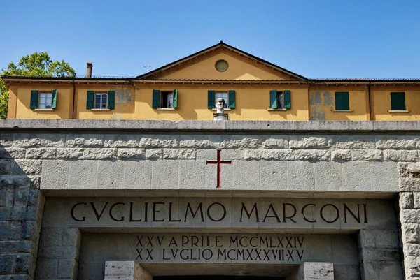 Villa Griffone Und Mausoleum Von Guglielmo Marconi Pontecchio Marconi Sasso — Stockfoto