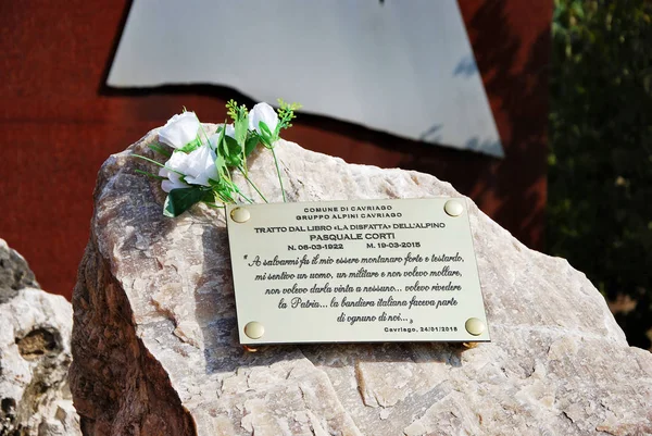 General Luigi Reverberi Cavriago, Reggio Emilia, Emilia Romagna, İtalya, 14 Eylül 2016 Memorial.