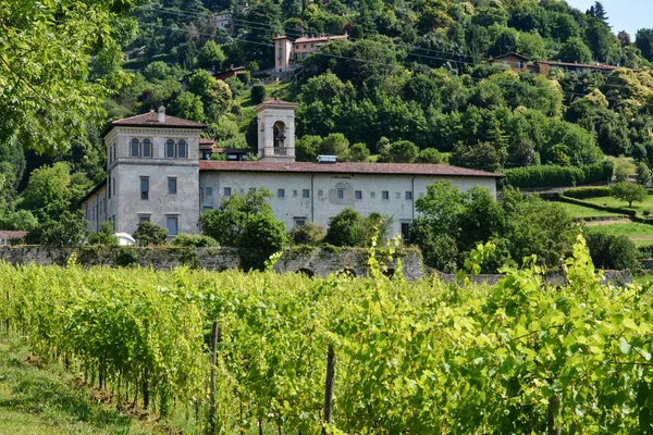 Astino Bergamo Lombardia Olaszország Július 2018 Apátság — Stock Fotó