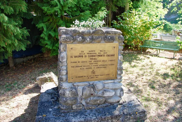 Zattaglia Zattaglia, Brisighella, Emilia Romagna, İtalya, 22 Ağustos 2017 Memorial.