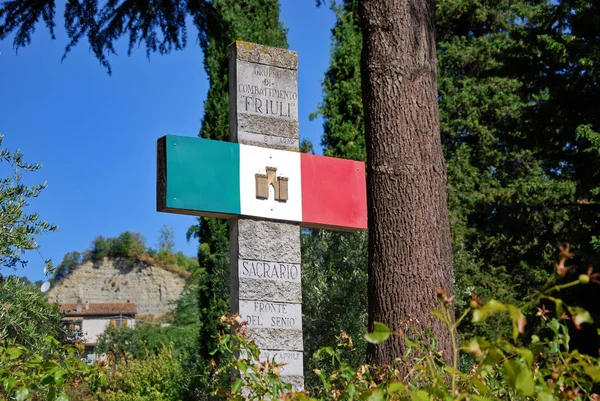 Zattaglia Zattaglia, Brisighella, Emilia Romagna, İtalya, 22 Ağustos 2017 Memorial.