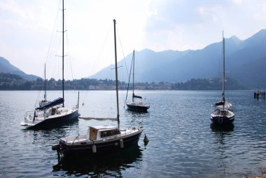 Lakeside Lecco, Lombardiya, İtalya, 13 Temmuz 2018.