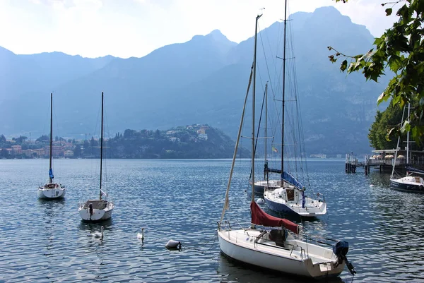 Lakeside Lecco, Lombardiya, İtalya, 13 Temmuz 2018.