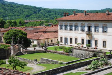 Villa Della Porta Bozzolo, Casalzuigno, Varese, Lombardiya, İtalya - 24 Mayıs 2017.