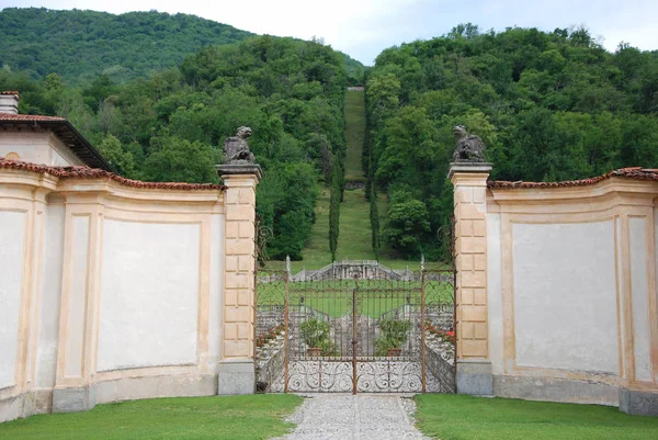 Jardín Villa Della Porta Bozzolo Casalzuigno Varese Lombardía Italia Mayo — Foto de Stock