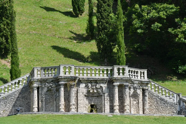 Garten Der Villa Della Porta Bozzolo Casalzuigno Varese Lombardei Italien — Stockfoto