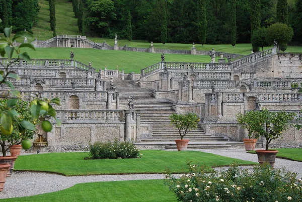 Jardín Villa Della Porta Bozzolo Casalzuigno Varese Lombardía Italia Mayo — Foto de Stock