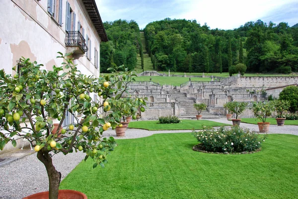 Jardín Villa Della Porta Bozzolo Casalzuigno Varese Lombardía Italia Mayo — Foto de Stock