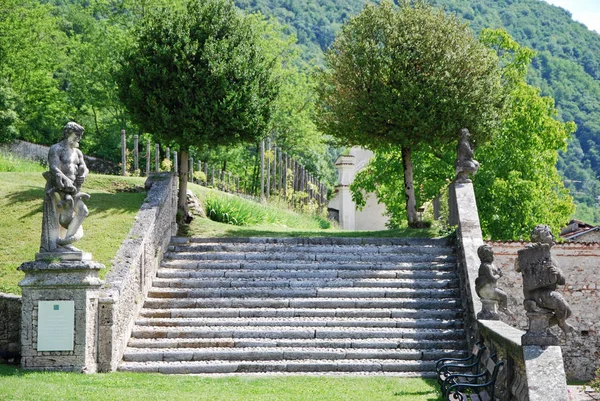 Garden Villa Della Porta Bozzolo Casalzuigno Varese Lombardy Italy May — Stock Photo, Image