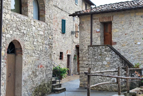 Pueblo San Sano Gaiole Chianti Siena Toscana Italia Septiembre 2009 — Foto de Stock