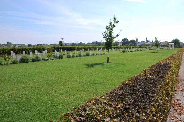 Bagnacavallo Ravenna Emilia Romagna Italia Septiembre 2018 Cementerio Guerra Villanova — Foto de Stock