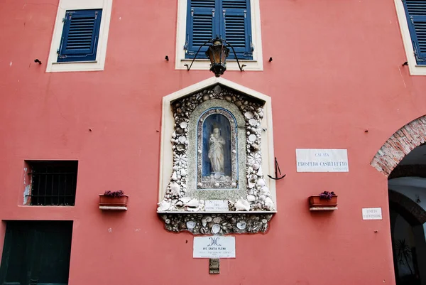 Architecture Camogli Genova Liguria Italy June 2018 — Stock Photo, Image