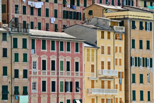 Arquitectura Camogli Génova Liguria Italia Junio 2018 — Foto de Stock