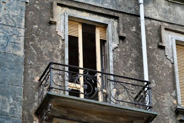 Brunate, Como, Lombardiya, İtalya, 29 Şubat 2016 Volta Park otelden Milano.