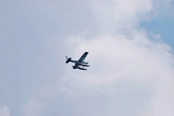 2011年7月9日 意大利伦巴第 科莫的水上飞机 — 图库照片
