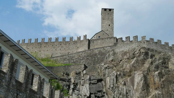 Bellinzona Canton Ticino Switzerland May 2019 Biggest Three Castles Bellinzona — Stock Photo, Image