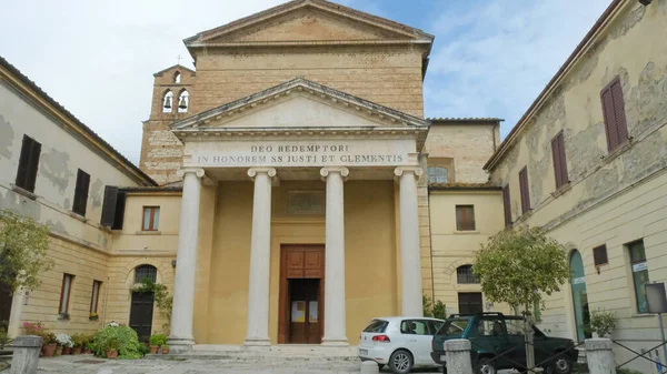 Castelnuovo Berardenga Siena Tuscany Italy May 2019 Rectory Saints Giusto — стокове фото