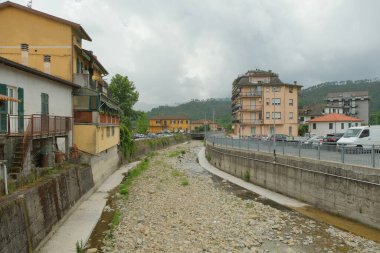 Brugnato, La Spezia, Liguria / İtalya - 19 Haziran 2020: Eski Brugnato kasabası.