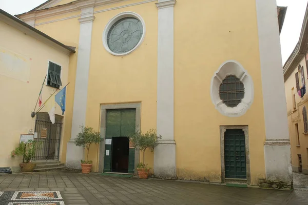 Brugnato Spezia Liguria Italy Червня 2020 Собор Святих Єтро Лоренцо — стокове фото