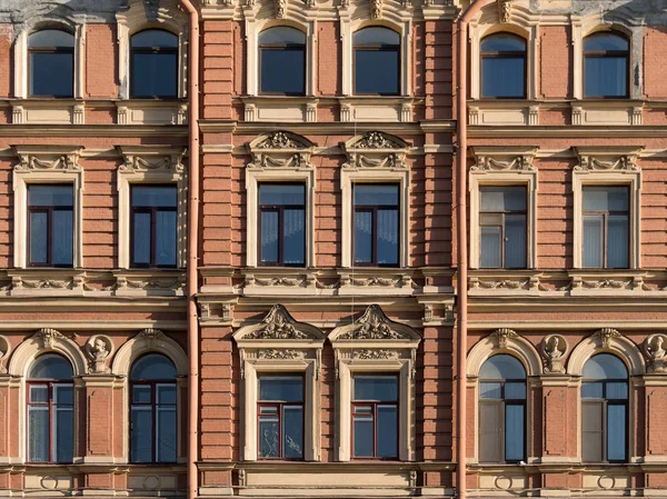 Fachada Edificio Sankt Petersburg Rusia — Foto de Stock