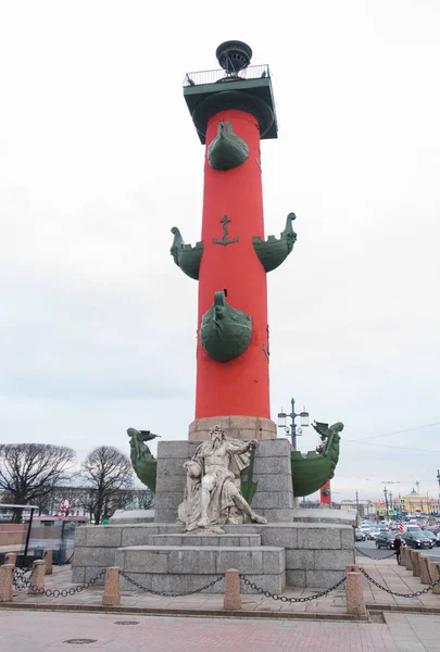 Spit Van Vasilievsky Eiland Sint Petersburg — Stockfoto