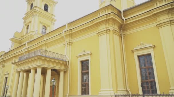 Saints Peter Paul Cathedral Sankt Petersburg — Stockvideo