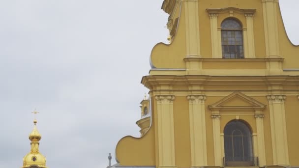 Kathedrale Der Heiligen Peter Und Paul Petersburg — Stockvideo