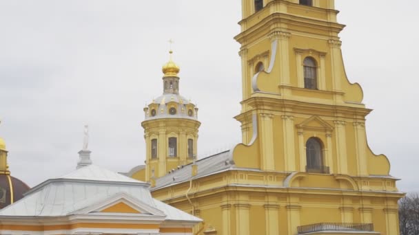 Catedral Dos Santos Pedro Paulo São Petersburgo — Vídeo de Stock