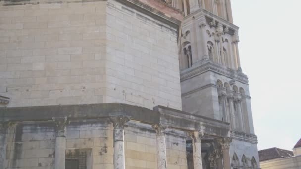 Catedral São Domnio Split Croácia — Vídeo de Stock