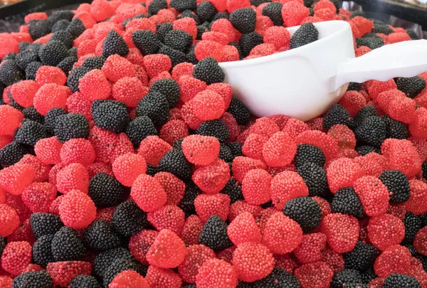 Kleurrijke Jelly Snoepjes Winkel — Stockfoto