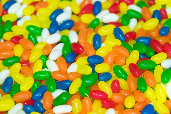 Kleurrijke Jelly Bean Snoepjes Winkel — Stockfoto