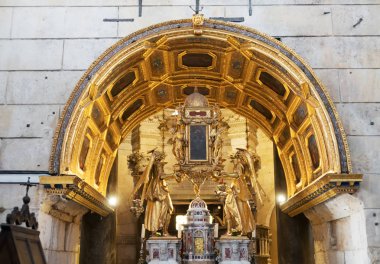 Split, Hırvatistan, 19.06.2018 - Saint Domnius katedral içinde.