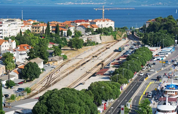 Vue Sur Gare Vieille Ville Split Croatie — Photo