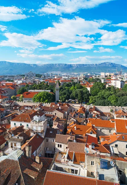 Vista Sobre Cidade Velha Split Croácia — Fotografia de Stock