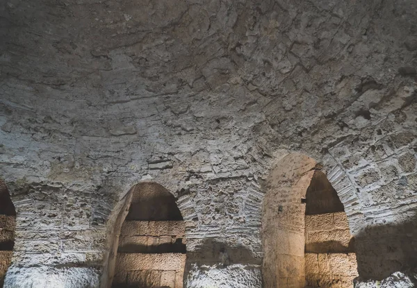 Cave Palácio Diocleciano Split Croácia — Fotografia de Stock