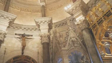 Split, Hırvatistan, 19.06.2018 - Saint Domnius katedral içinde.