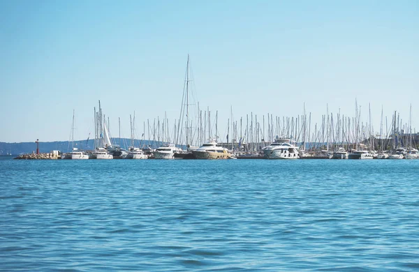 Vista Del Puerto Vela Split Croacia —  Fotos de Stock