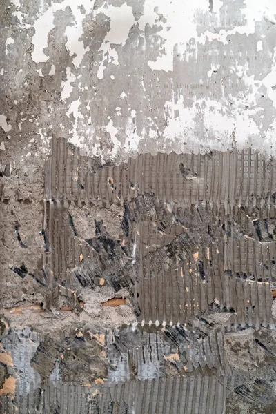 Voorbereiding Van Reparatie Badkamer Verwijderen Van Oude Tegels — Stockfoto