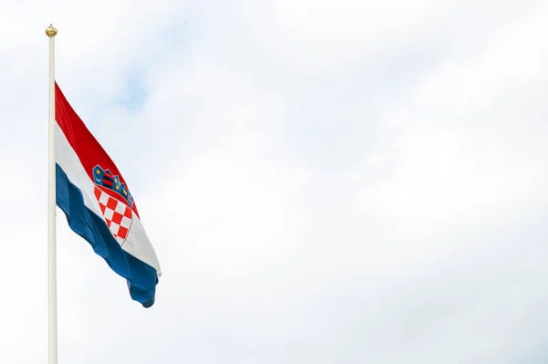 Bandera Nacional Croacia Lugar Para Texto — Foto de Stock