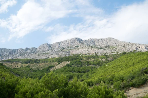 Beautiful Huge Mountain Hills Dalmatia Croatia — Stock Photo, Image