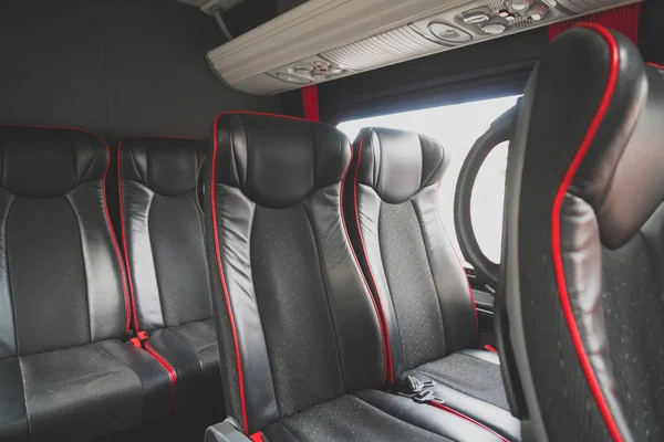 Seats Cabin Modern Minibus — Stock Photo, Image