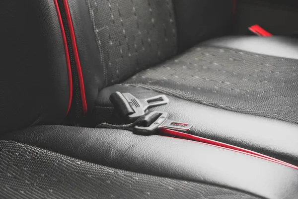 Safety Belt Cabin Bus — Stock Photo, Image