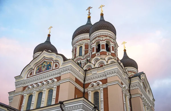 Cattedrale Alexander Nevsky Nella Vecchia Tallinn — Foto Stock