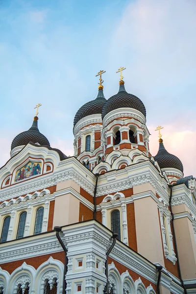 Cattedrale Alexander Nevsky Nella Vecchia Tallinn — Foto Stock