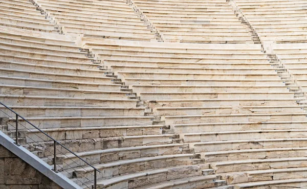 Asientos Odeon Herodes Atticus Herodeon Atenas —  Fotos de Stock