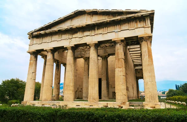 Blick Auf Den Tempel Des Hephaistos Athen Griechenland — Stockfoto