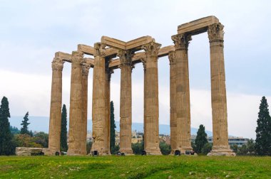 Atina, Yunanistan Olimpiya-zeus Tapınağı.