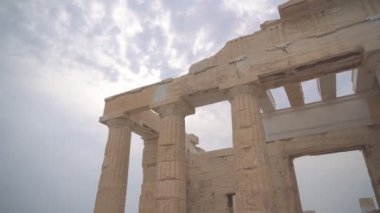 Antik Propylaea Atina Akropol.